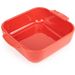 Peugeot Appolia vierkante ovenschotel 21cm Rood