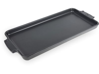 Appolia plaat voor aperitieven en gebakjes 40,2cm x 17,8cm Leisteen