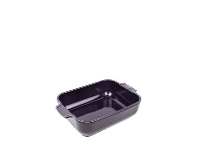 Appolia Vierkante keramische ovenschaal aubergine 36 cm