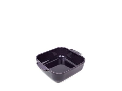 Appolia Vierkante keramische ovenschaal aubergine 21 cm