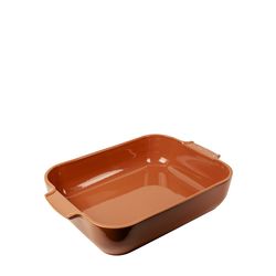 Appolia Rechthoekige keramische ovenschaal terracotta 40 cm 