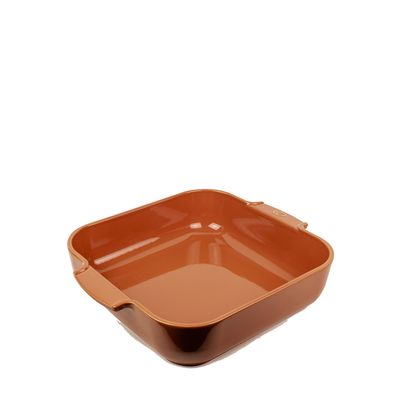 Appolia Vierkante keramische ovenschaal terracotta 36 cm  Peugeot