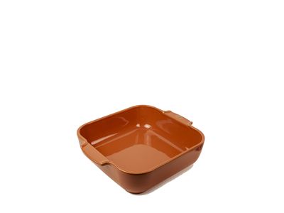 Appolia Vierkante keramische ovenschaal terracotta 28 cm