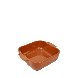 Appolia Vierkante keramische ovenschaal terracotta 21 cm Peugeot