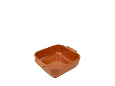Appolia Vierkante keramische ovenschaal terracotta 21 cm