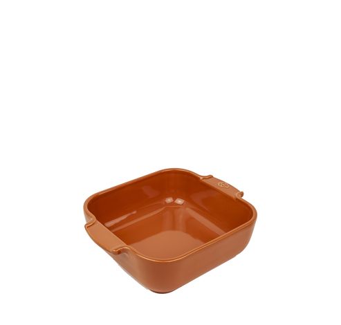 Appolia Vierkante keramische ovenschaal terracotta 21 cm  Peugeot