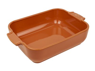 Appolia Rechthoekige keramische ovenschaal terracotta 32 cm