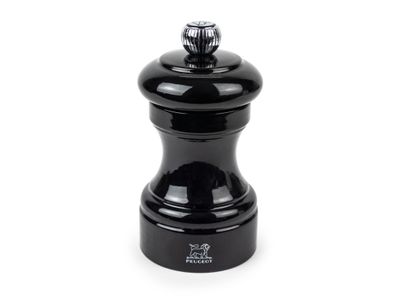 Bistro Manuele pepermolen uit hout 10 cm zwartgelakt