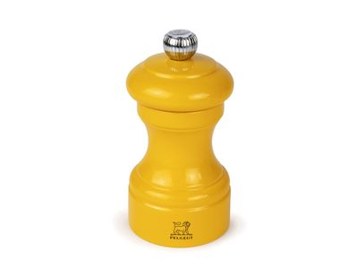 Bistro Manuele zoutmolen uit gelakt hout 10 cm Saffraangeel