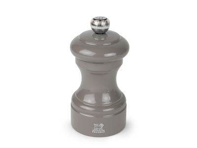 Bistro Manuele pepermolen uit gelakt hout 10 cm Taupegrijs