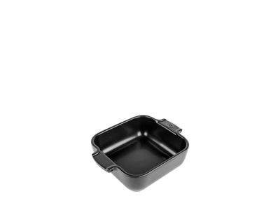 Appolia Vierkante keramische ovenschaal 18 cm Satijnzwart