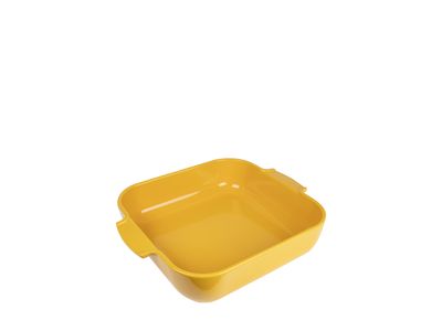 Appolia Vierkante keramische ovenschaal Saffraangeel 36 cm