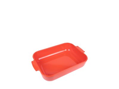 Appolia Rechthoekige keramische ovenschaal Rood 36 cm