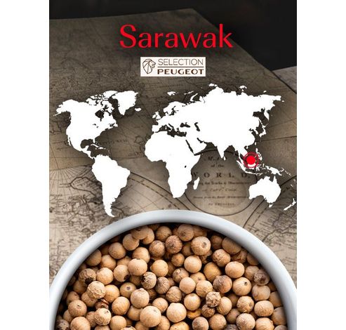 Sarawak Witte peper uit Maleisië, 80g - 4 vershoudzakjes van 20 g  Peugeot