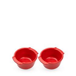 Appolia Duo keramische ovenschaaltjes, 20 cl, rood Peugeot