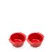 Peugeot Appolia Duo keramische ovenschaaltjes, 20 cl, rood