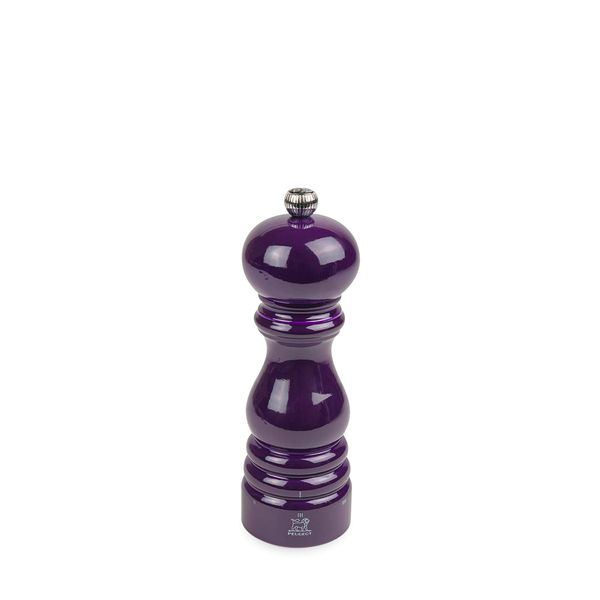 Paris u'Select Manuele pepermolen u'Select in gelakt hout, aubergine, 18 cm Peugeot