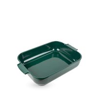 Appolia Rechthoekige keramische ovenschaal, bosgroen, 40 cm 