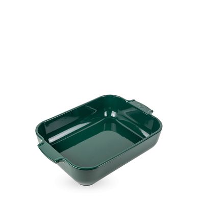 Appolia Rechthoekige keramische ovenschaal, bosgroen, 32 cm  Peugeot