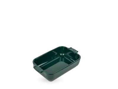 Appolia Rechthoekige keramische ovenschaal, bosgroen, 22 cm