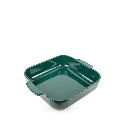 Appolia Plat four céramique carré vert forêt 36 cm - 14.25in  Peugeot