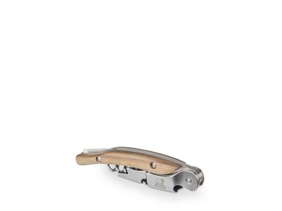 Malbec Kurkentrekker sommelier met dubbele hefboom, notenhout 13cm 