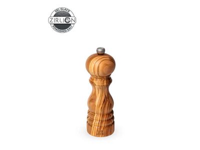 PARIS Manuele zoutmolen uit olijfhout 18 cm