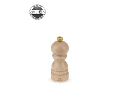 PARIS Manuele zoutmolen uit hout, naturel, 12 cm