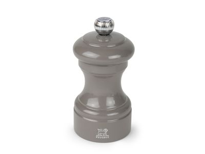 Bistro Zirlion Manuele zoutmolen uit gelakt hout 10cm Taupegrijs