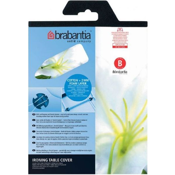 Brabantia Strijkplankhoes B 124x38cm Katoen Beschuimd 2mm