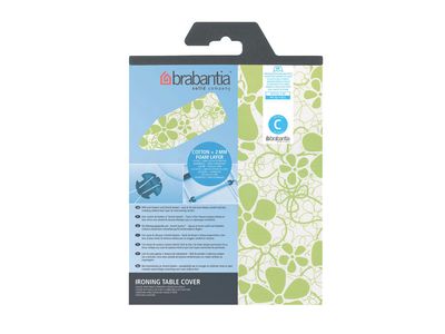 Strijkplankhoes C 124x45cm Groen/wit