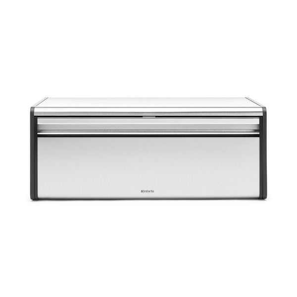 Brabantia Broodtrommel met klepdeksel Matt Steel Fingerprint Proof