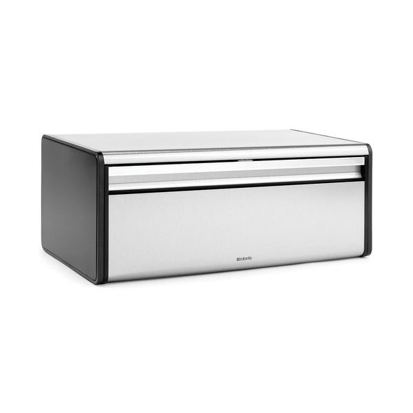 Brabantia Broodtrommel met klepdeksel Matt Steel Fingerprint Proof