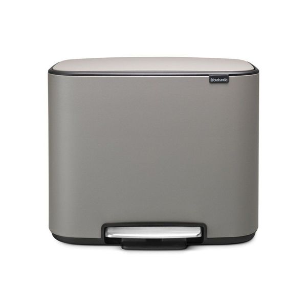 Brabantia Bo Pedaalemmer 11+ 23L Mineral Concrete Grey