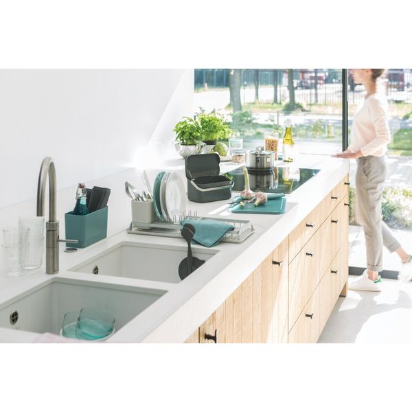 Brabantia SinkSide Microvezel Schoonmaakdoekjes 2st Dark Grey