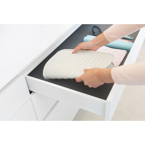 Brabantia SinkSide Afdruipmat Silicone 44x32cm Light Grey