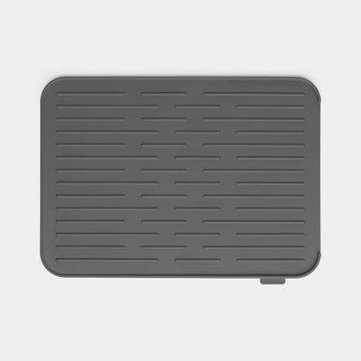 SinkSide Afdruipmat Silicone 44x32cm Dark Grey   Brabantia