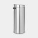 Brabantia Touch Bin New 30L Matt Steel Fingerprint Proof