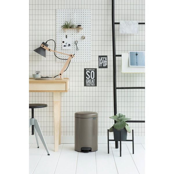 Brabantia NewIcon Pedaalemmer 12L Platinum