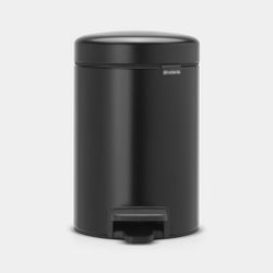 Brabantia NewIcon Pedaalemmer 3L mat zwart