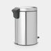 Brabantia NewIcon Pedaalemmer 12L Matt Steel Fingerprint Proof