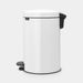 Brabantia NewIcon Pedaalemmer 12L Wit