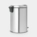 Brabantia NewIcon Pedaalemmer 20L Matt Steel Fingerprint Proof