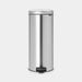 Brabantia NewIcon Pedaalemmer 30L Matt Steel Fingerprint Proof