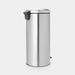 Brabantia NewIcon Pedaalemmer 30L Matt Steel Fingerprint Proof