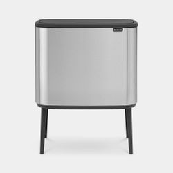 Brabantia Bo Touch Bin 11+23L Matt Steel Fingerprint Proof