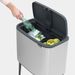 Brabantia Bo Touch Bin 11+23L Matt Steel Fingerprint Proof