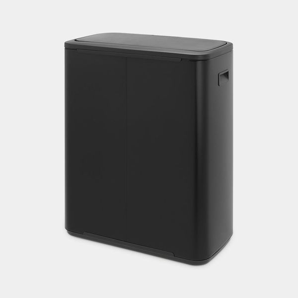 Brabantia Bo Touch Bin Hi 2x30 liter Zwart