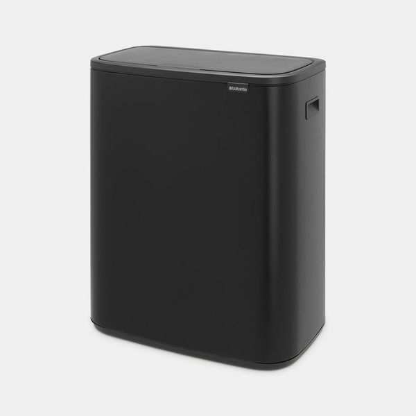 Brabantia Bo Touch Bin Hi 2x30 liter Zwart