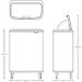 Brabantia Bo Touch Bin Hi 2 x 30L  Wit